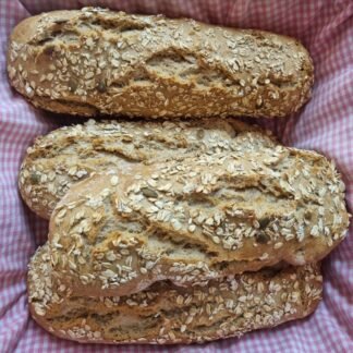 Hogaza harina integral de centeno.